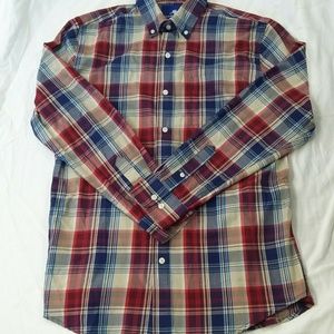 Saddlebred Born Southern Plaid Cowboy Long Sleeve